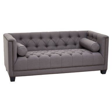 Surina 2 Seat Grey Fabric Sofa