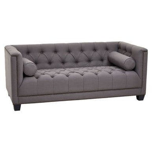 Surina 2 Seat Grey Fabric Sofa