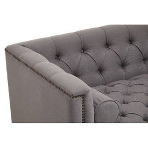 Surina 2 Seat Grey Fabric Sofa