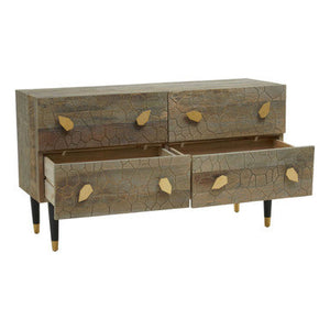 Malay Natural Recycled Elm Wood 4 Drawer Chest – dimensions