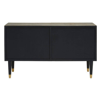 Malay Natural Recycled Elm Wood 4 Drawer Chest – in room setting