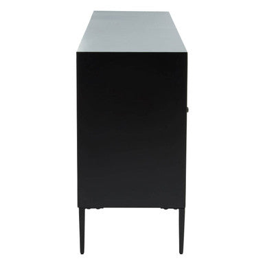 Luxor Grey Recycled Pine Wood 4 Door Sideboard – detail