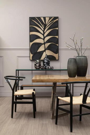 Lyon Wishbone Matte Black Chair