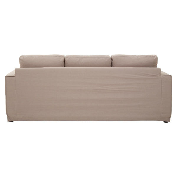 Menton 3 Seat Grey Fabric Sofa