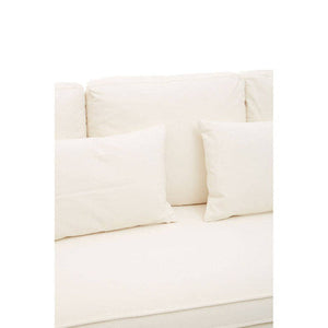 Menton 3 Seat Cream Sofa