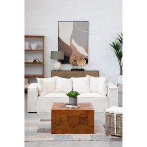 Marseille 3 Seat Cream Sofa