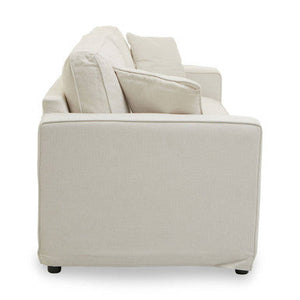 Valensole 3 Seat Cream Fabric Sofa
