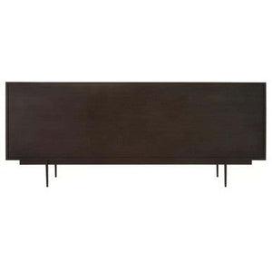 Jakara Black Wood Sideboard With Metal Legs