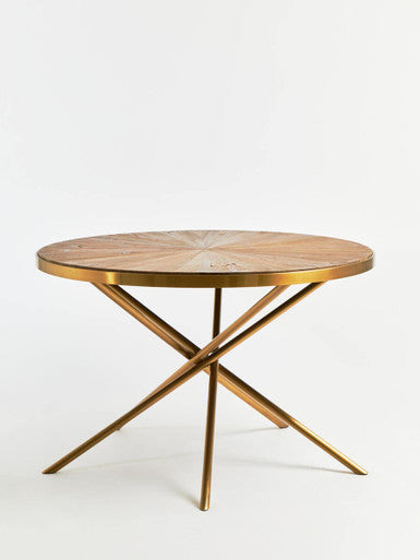 Jana Natural Wooden Round Dining Table – dimensions