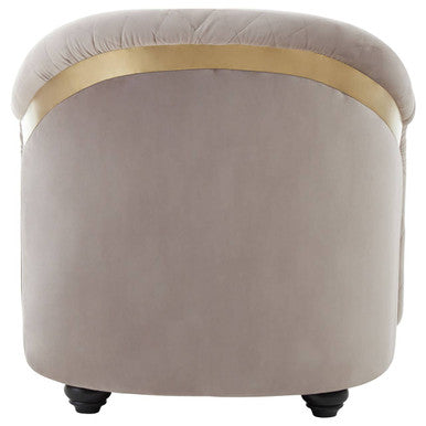Fifi Light Grey Cotton Velvet Chair – dimensions