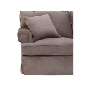 Ralph Mink Velvet 3 Seater Right Hand Chaise Sofa – close-up