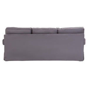 Ralph Grey Velvet 3 Seater Sofa – close-up