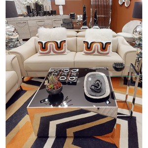 Padua 3 Seat Stone Leather Sofa