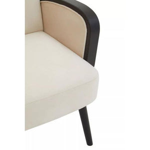 Hala Natural Velvet Armchair