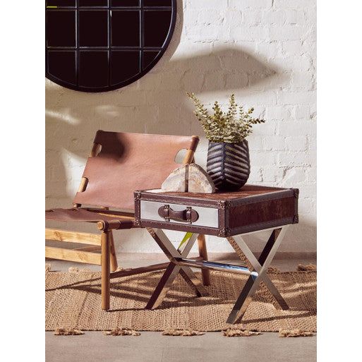 Kendari Antique Leather Chair