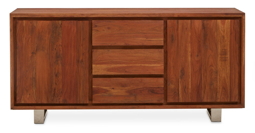 Simla Acacia Wood 2 Door and 3 Drawer Sideboard