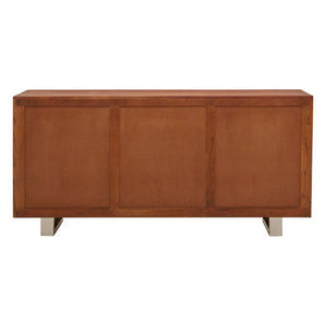 Simla Acacia Wood 2 Door and 3 Drawer Sideboard – angle view