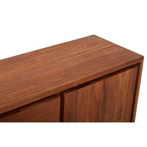 Simla Acacia Wood 2 Door and 3 Drawer Sideboard – close-up