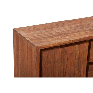 Simla Acacia Wood 1 Door and 3 Drawer Sideboard – detail 2
