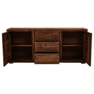Surati Sheesham and Acacia Wood 2 Door and 3 Drawer Sideboard – dimensions