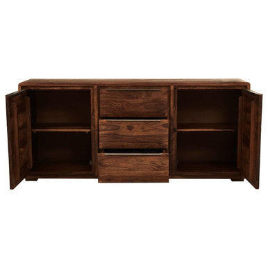 Surati Sheesham and Acacia Wood 2 Door and 3 Drawer Sideboard – dimensions