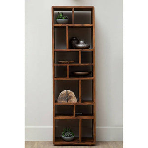 Surati Sheesham Wood Shelf Unit – detail