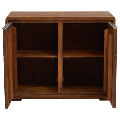 Surati Sheesham and Acacia Wood 2 Door Sideboard – detail