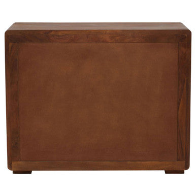Surati Sheesham and Acacia Wood 2 Door Sideboard – angle view