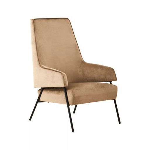 Henia Mink Velvet Chair