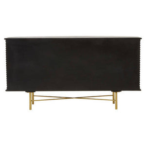 Sojat Dark Finish Mango Wood 3 Door Sideboard – dimensions