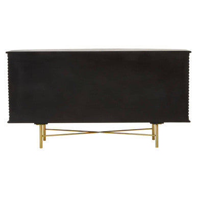 Sojat Dark Finish Mango Wood 3 Door Sideboard – dimensions