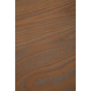 Parkside Natural Oak Wood Rectangular Dining Table – angle view