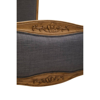 Parkside Grey Fabric Super Kingsize Bed