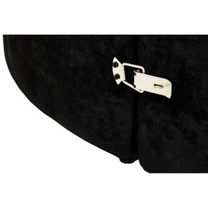 Hartford Black Velvet Modular Round Sofa – detail 2