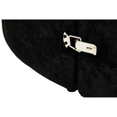 Hartford Black Velvet Modular Round Sofa – detail 2