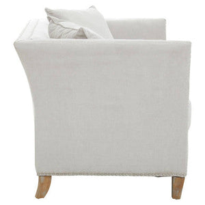 Sutton Two Seat Grey Fabric Sofa