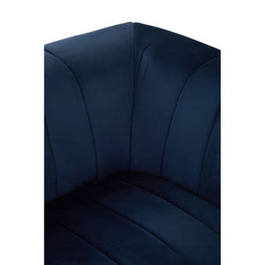 Siena Midnight Blue Velvet 3 Seater Sofa – dimensions 2