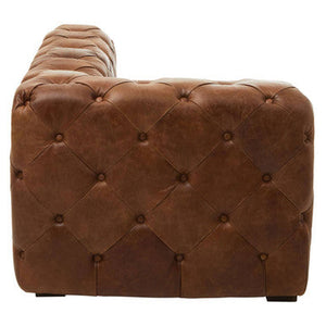 Hoxton Tufted Leather Right Arm Sofa