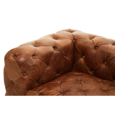 Hoxton Tufted Leather Right Arm Sofa