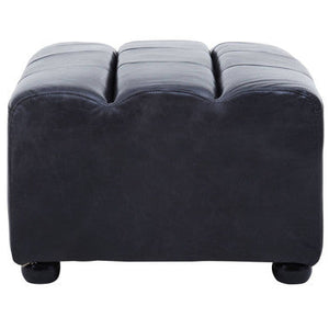 King Antique Black Leather Modular Ottoman – dimensions