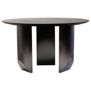 Imperia Eucalyptus Effect Round Dining Table with Ceramic Lazy Susan