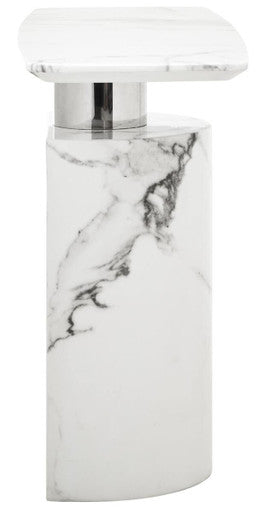 Sesto White Marble Console Table – dimensions