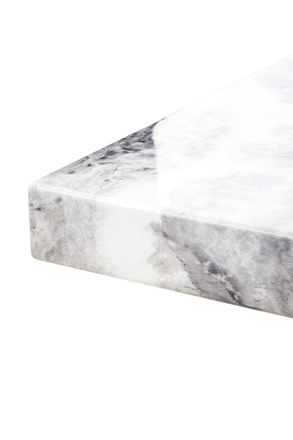 Saronno Grey Marble Coffee Table – close-up