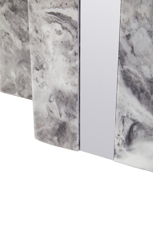 Saronno Grey Marble Coffee Table – angle view