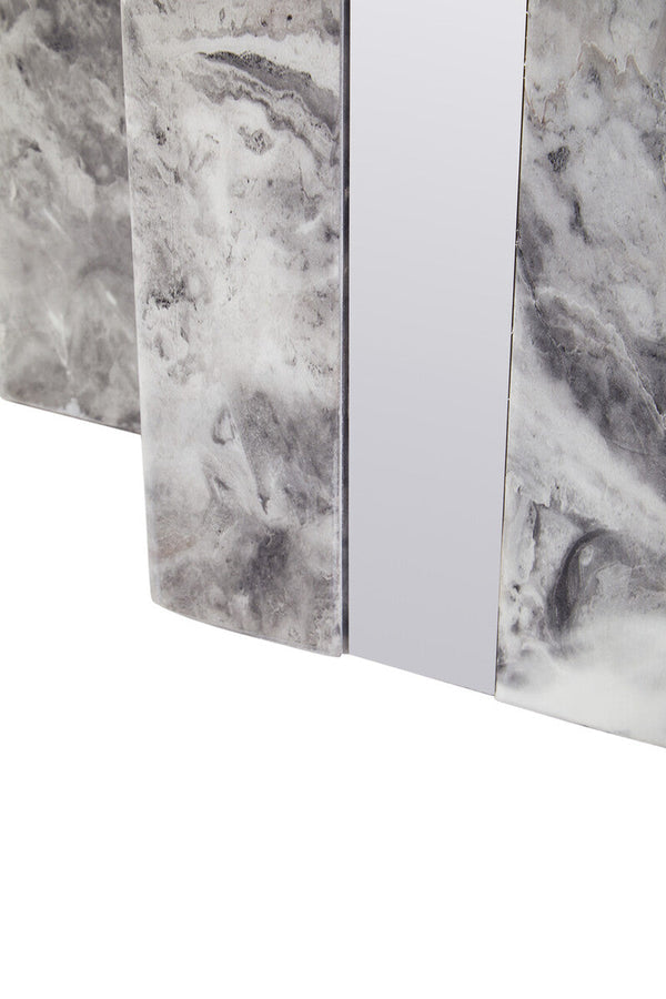 Saronno Grey Marble Coffee Table – angle view