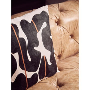 Hoxton Three Seat Tufted Leather Sofa
