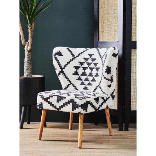 Cefena Berber Style Mango Wood Chair