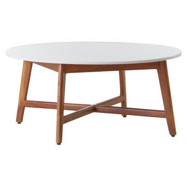 Myan White Marble Coffee Table