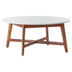 Myan White Marble Coffee Table