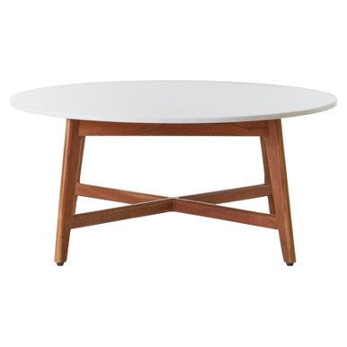 Myan White Marble Coffee Table